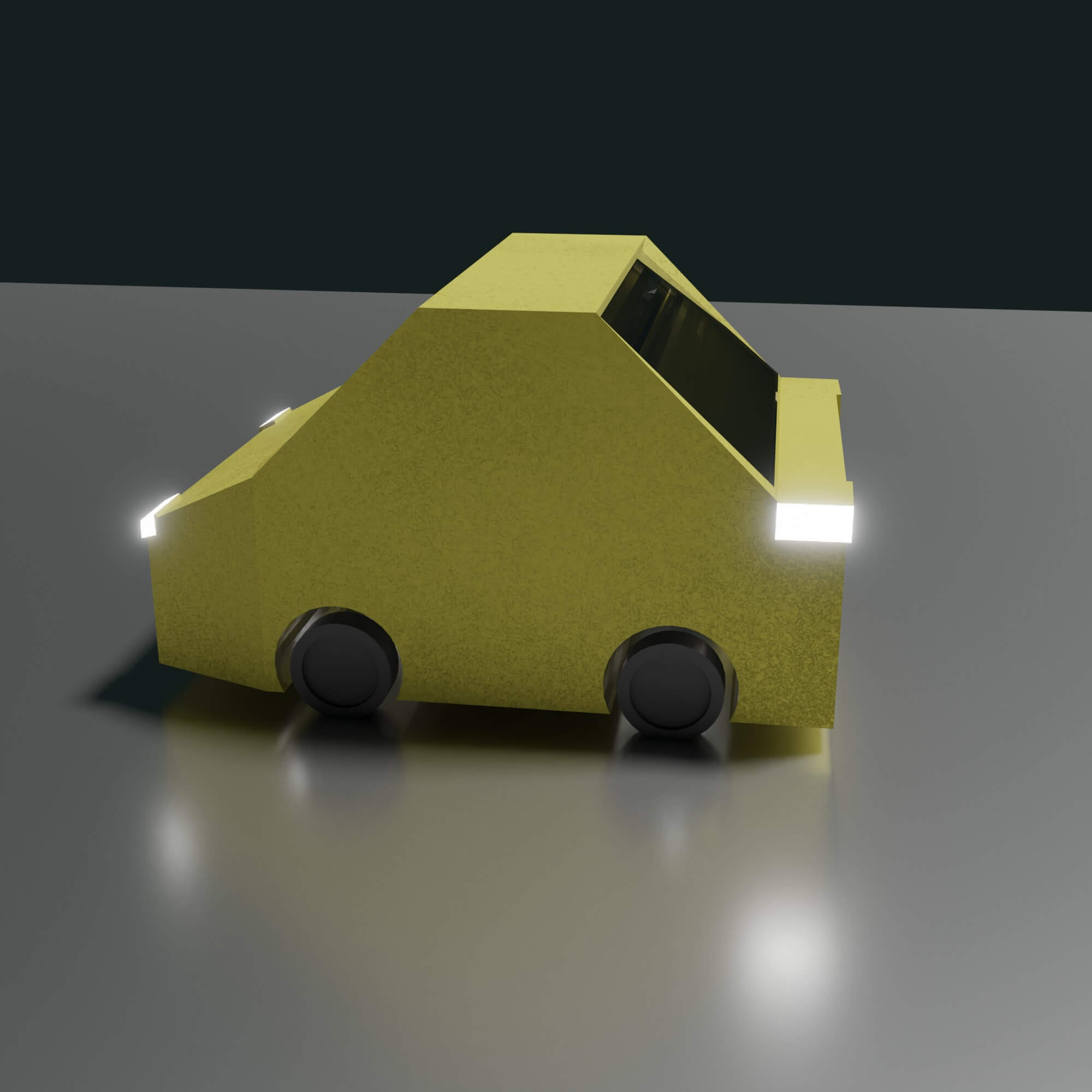 Cartoon Toy Car - 3D Model by japanzanuda