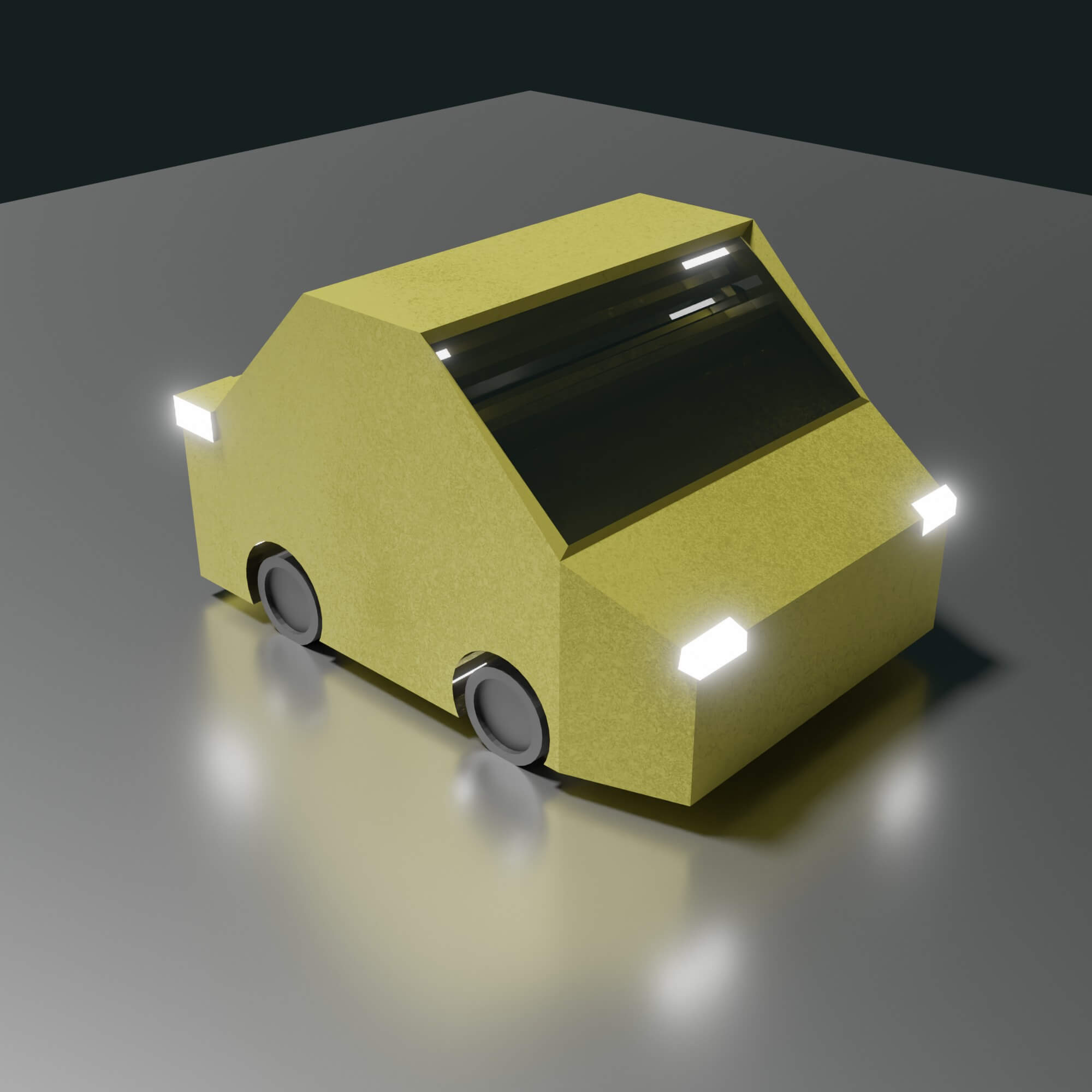 Cartoon Toy Car - 3D Model by japanzanuda