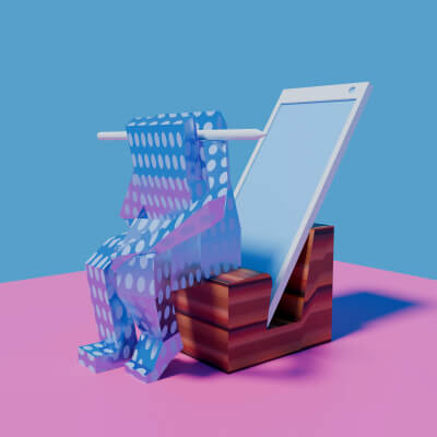 Character Stand for Phone and Stylus