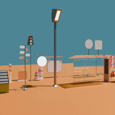 Collection of Street Elements