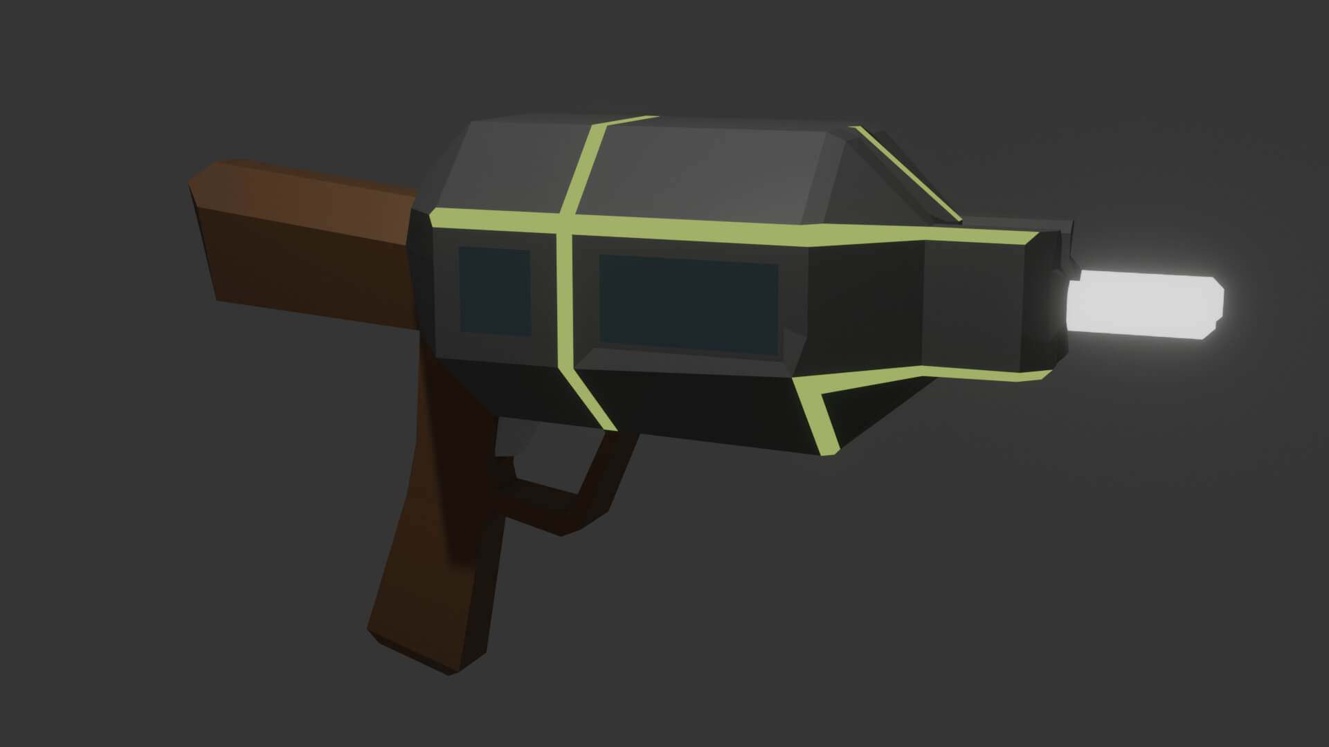 Laser Gun 3D Model by japanzanuda