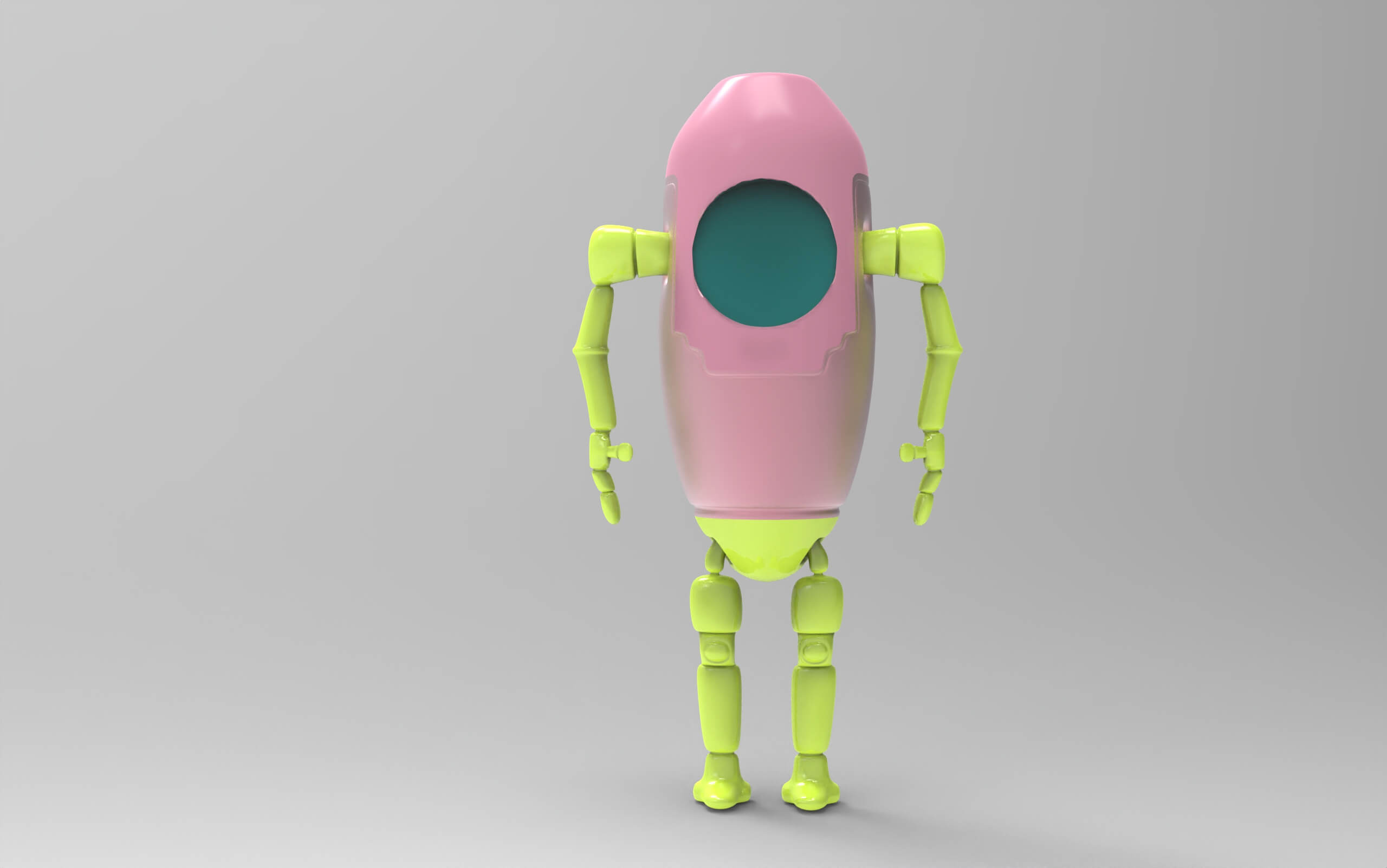 Robot Assistant Sekond Version - 3D Model by japanzanuda