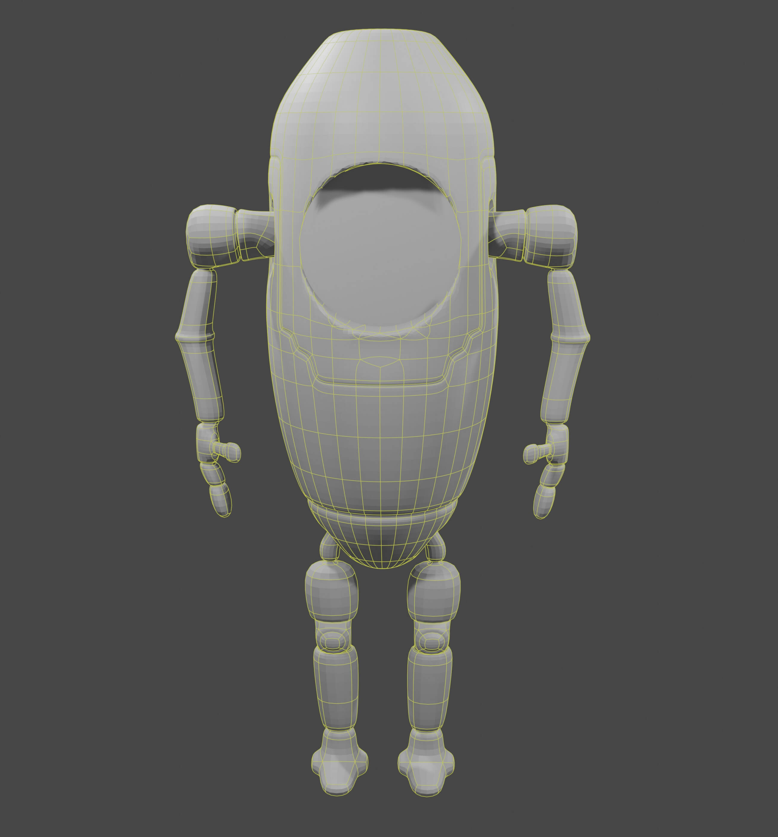 Robot Assistant Sekond Version - 3D Model by japanzanuda