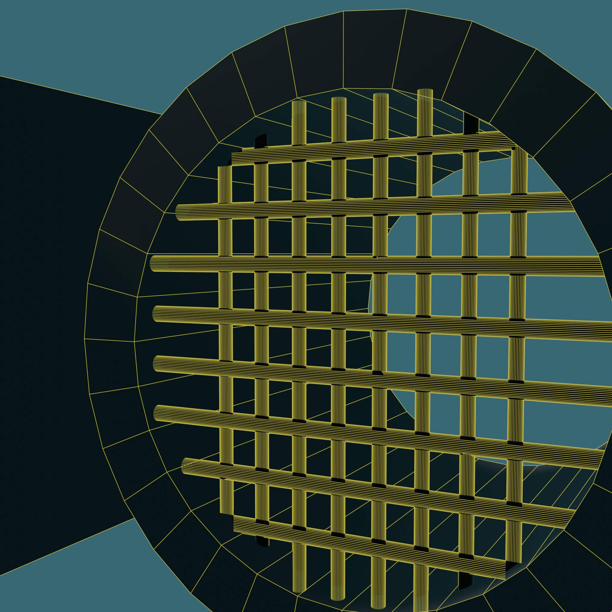 Sewer Shell Sewer Grates with Concrete Shells - 3D Model by japanzanuda
