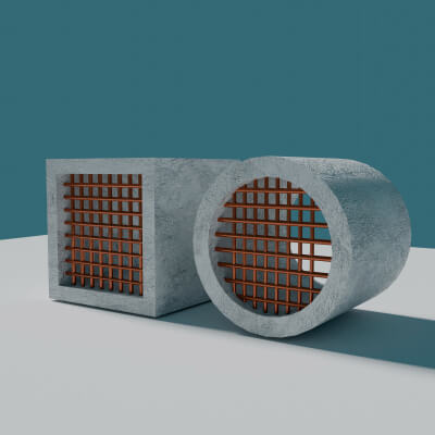 Sewer Grates with Concrete Shells