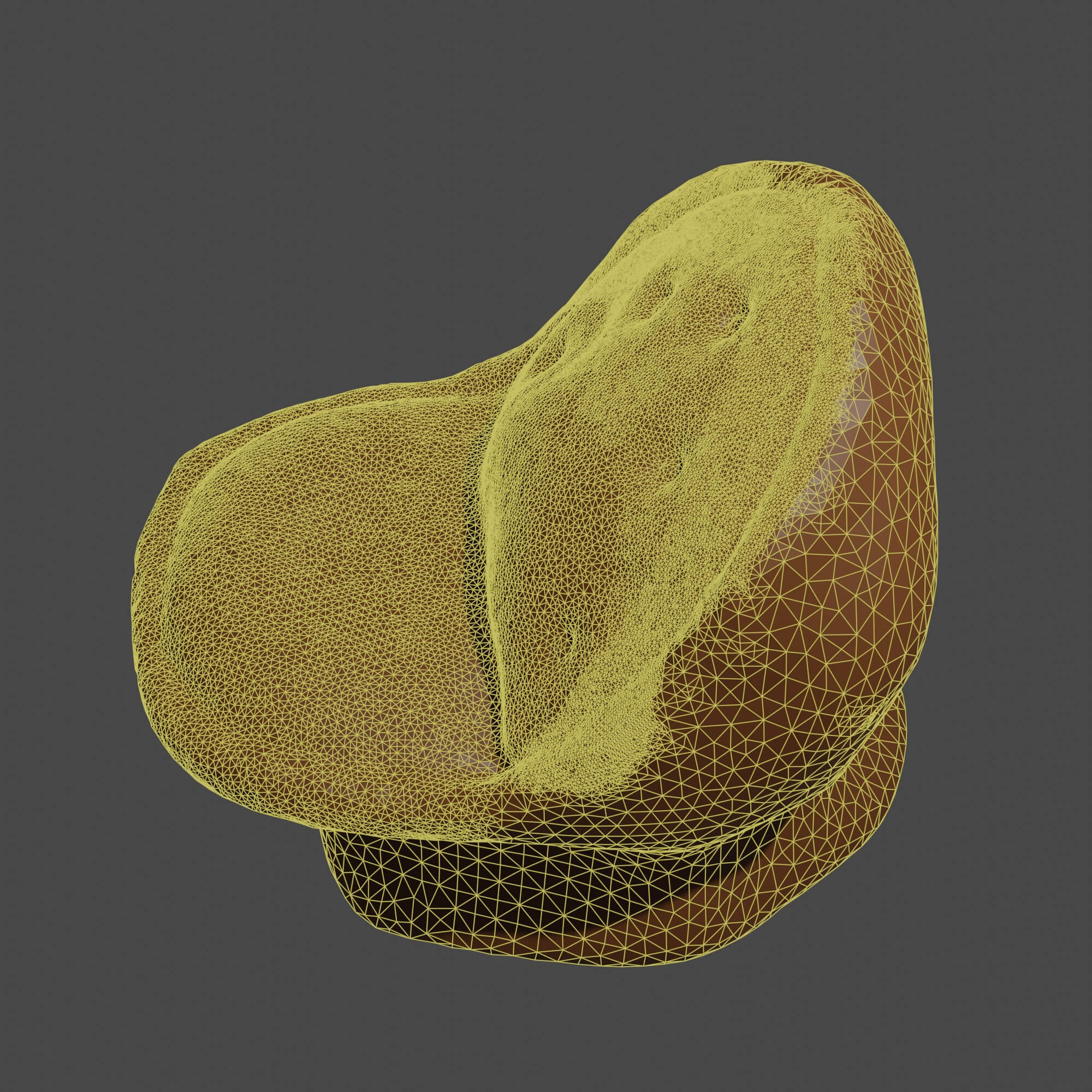 Soft Ugly Chair 3D Model by japanzanuda