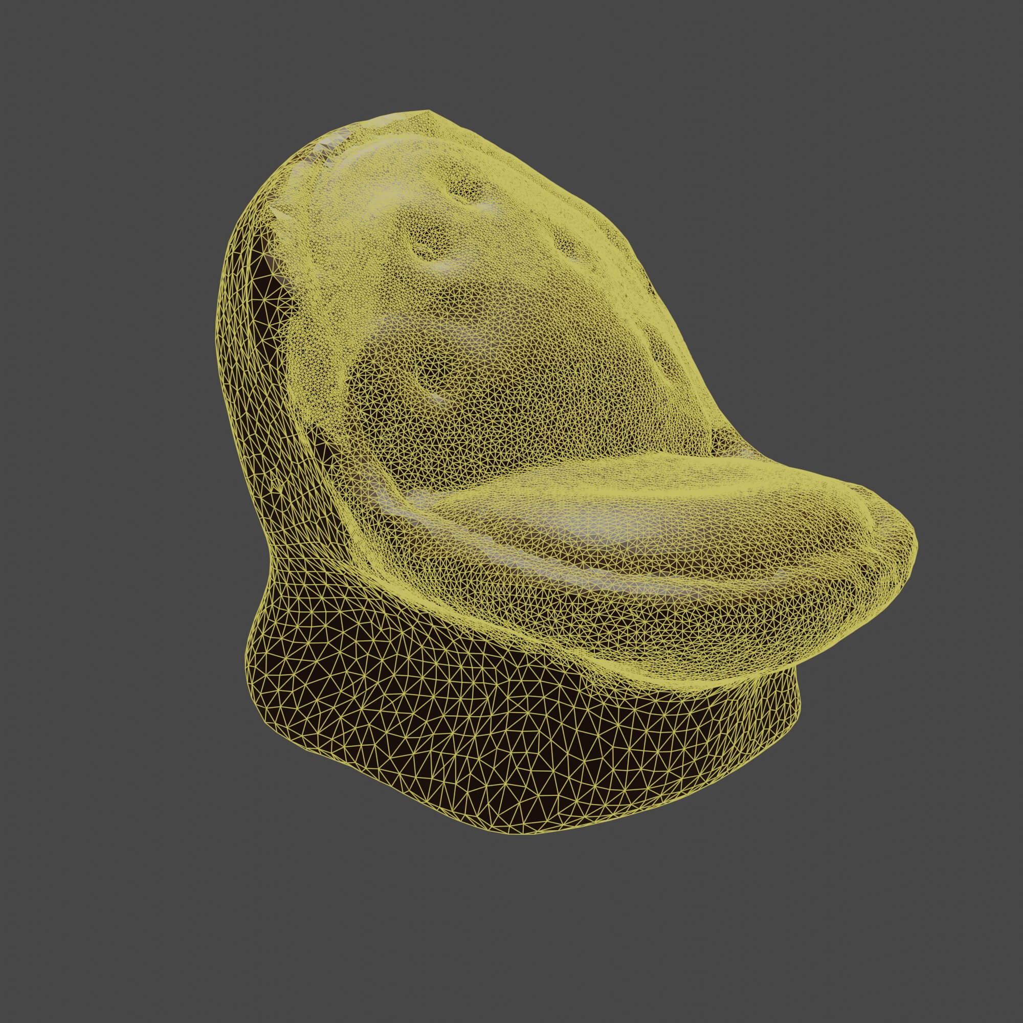 Soft Ugly Chair 3D Model by japanzanuda