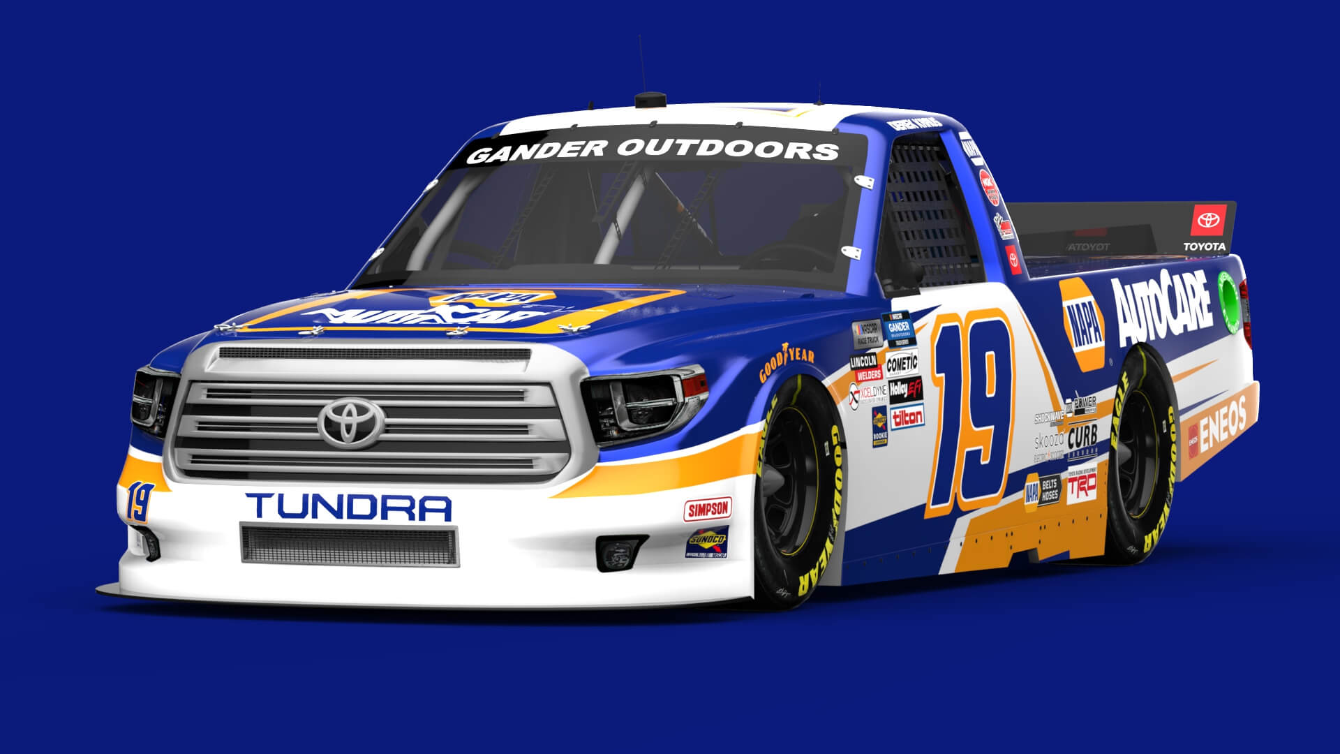 Toyota Tundra Nascar Cws 2020 - 3D Model by jdaniel_92