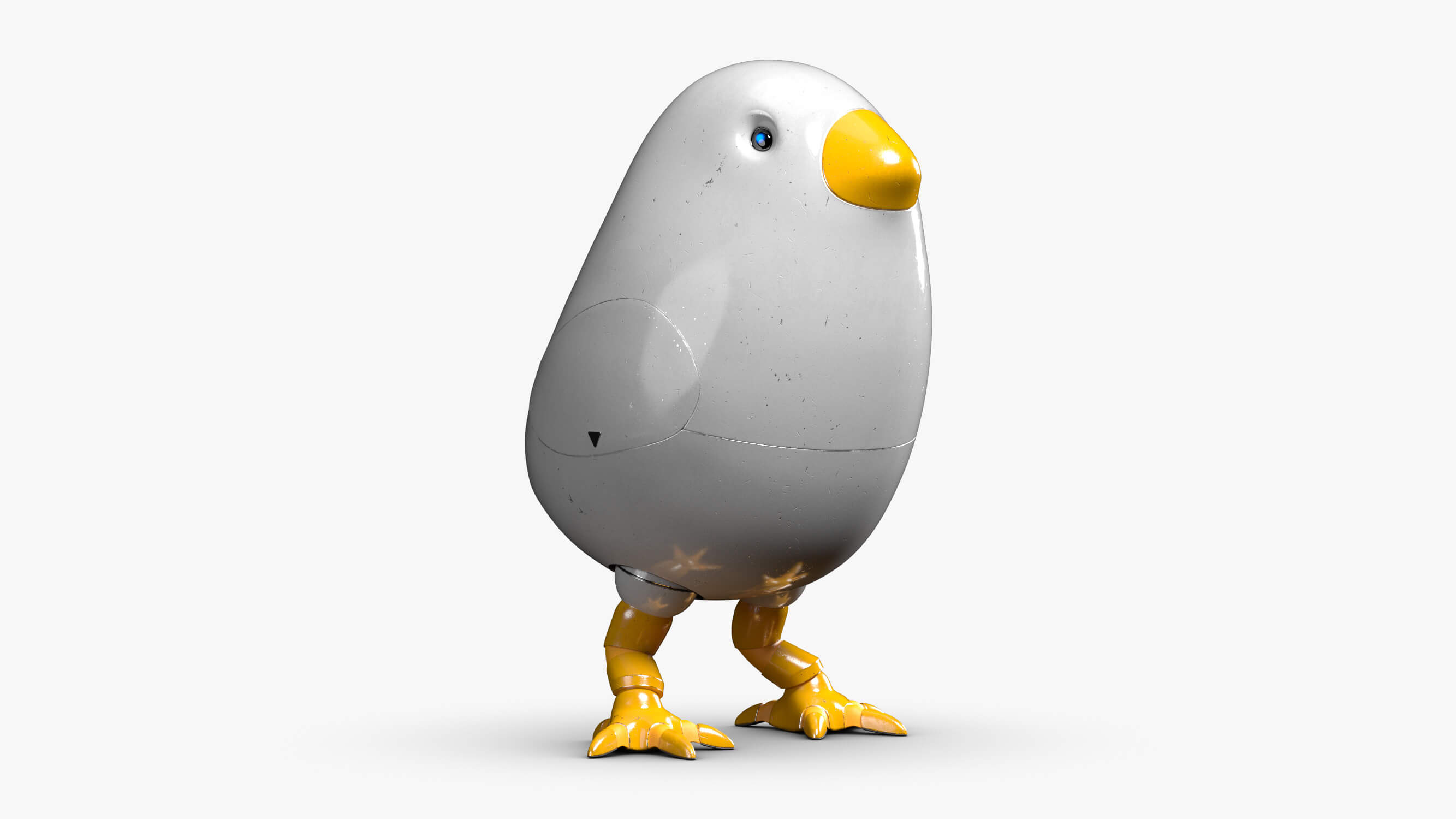 Chicken Robot 3D Model by jebcg
