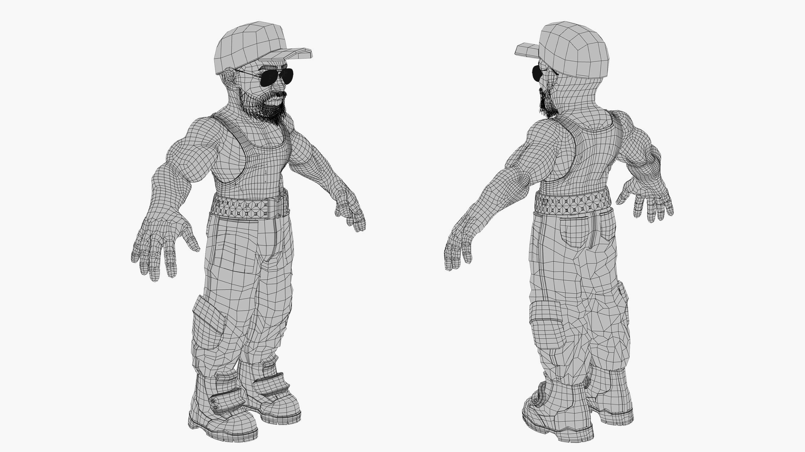 Soldier Army Man 3D Model by jebcg