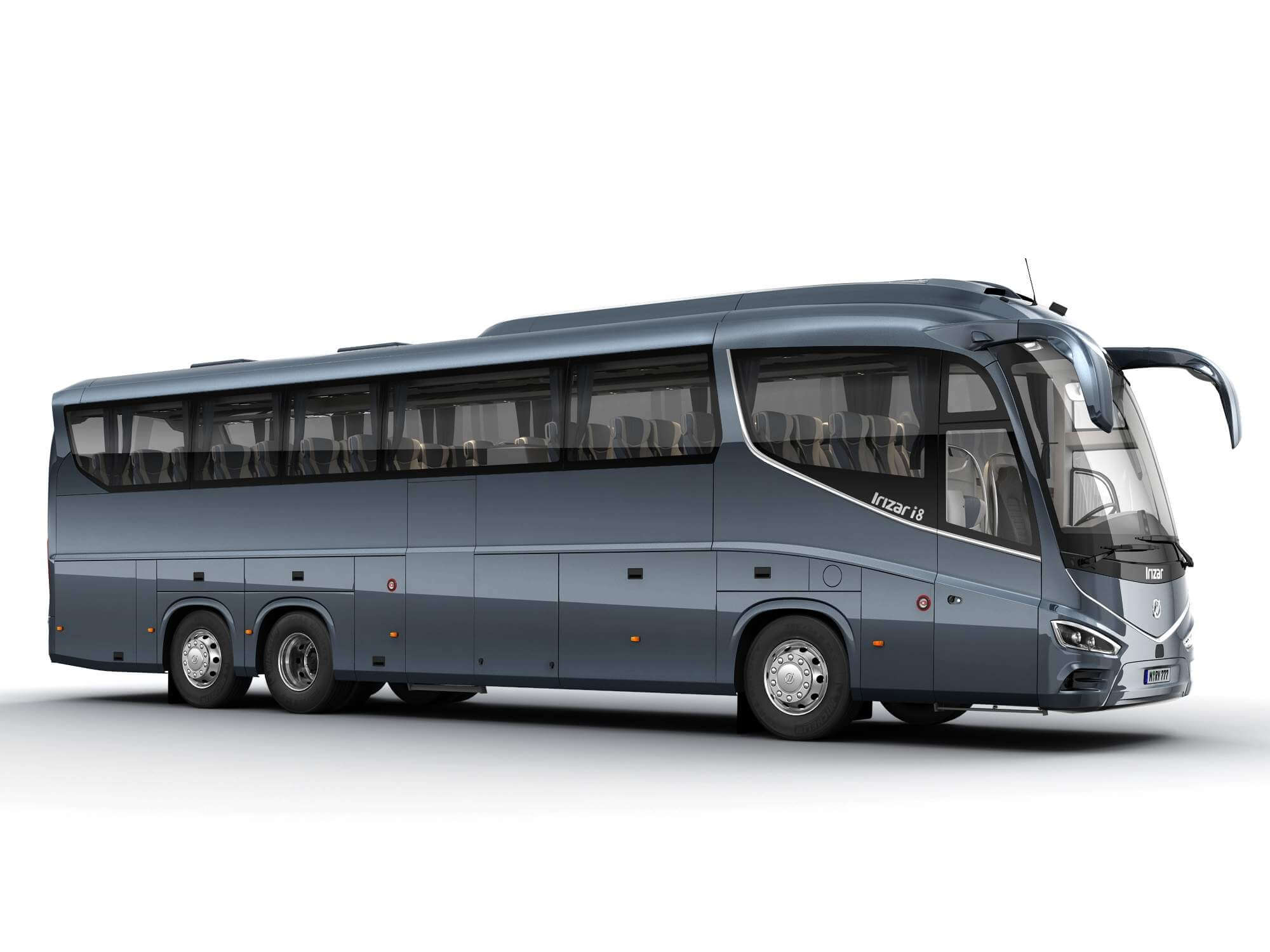 Irizar I8 With Interior 3d Model