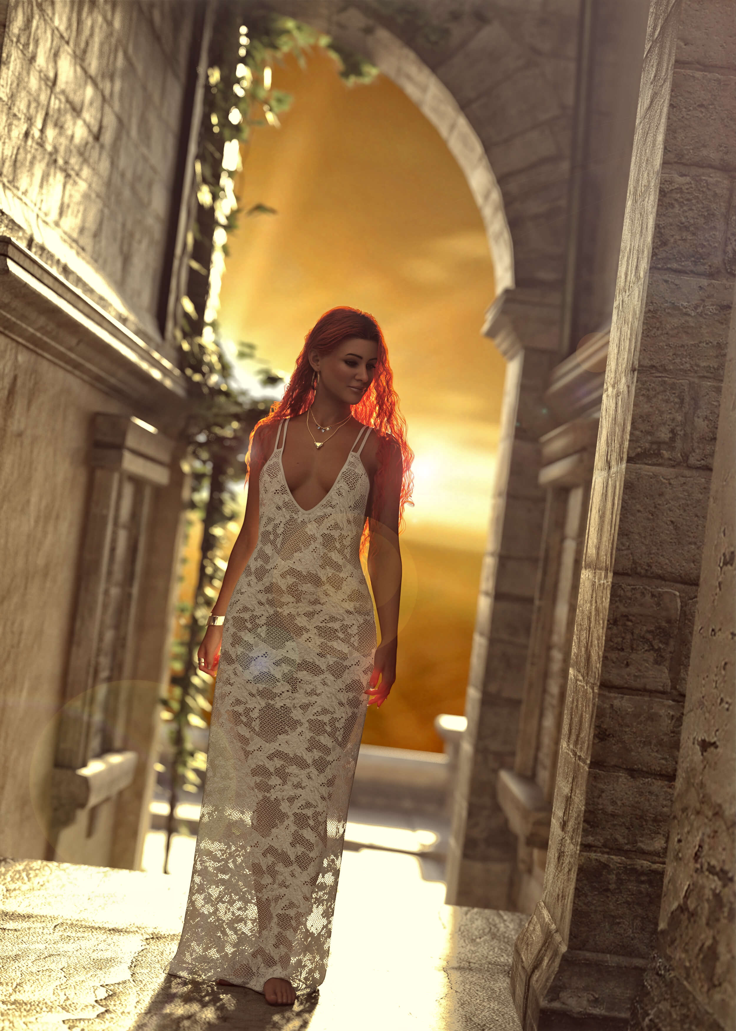The Last Light of Day 3D Render, Digital Art by JeniM-3D