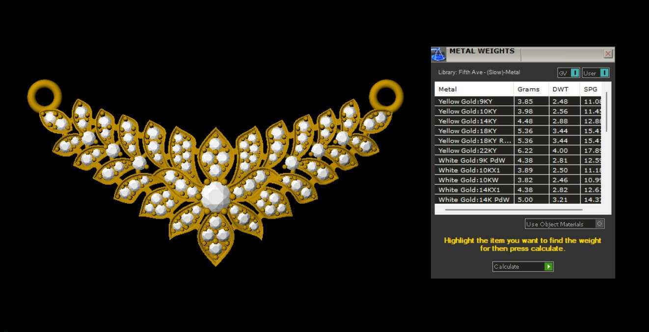 Leaf Mangalsutra Design - 3D Model by jewelry designer
