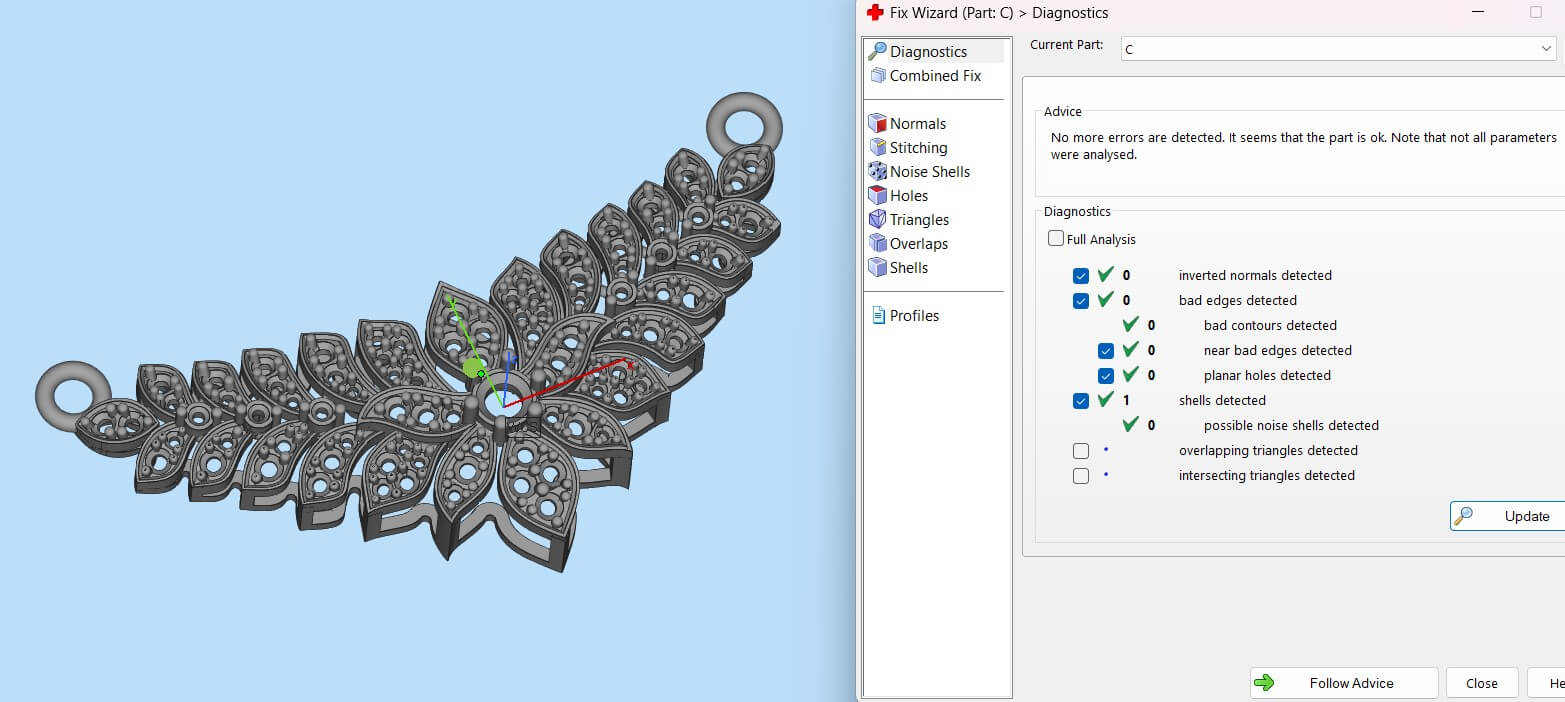 Leaf Mangalsutra Design - 3D Model by jewelry designer