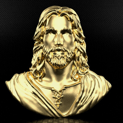 Jesus Pendant 3D Printable