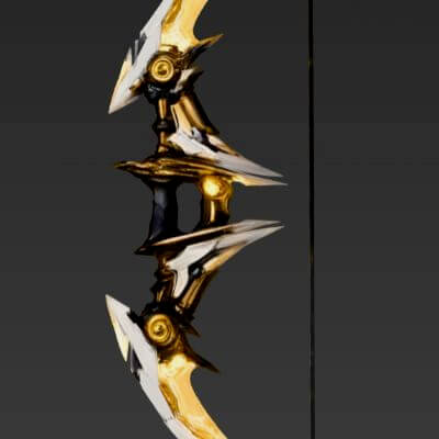 Hashknife Solar Solar Fang Bow - 3D Model by JezerKwensi