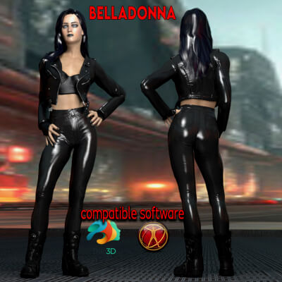 BellaDonna The Grand Mafia for Poser and Daz3d