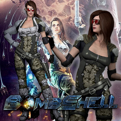 Bombshell Shelly  Basemesh Victoria 3