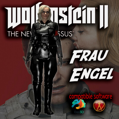 Frau Engel for Victoria3 Standalone Character Low Poly