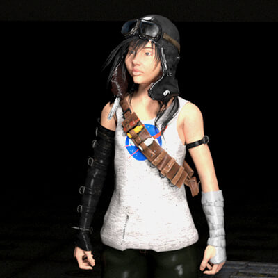 Laura a Child of Garbage Planet