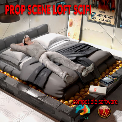 Loft NASA Mars for Poser 11 Update by Jibicoco