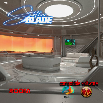 StellarBlade Room for POSER Compatible DAZ3D