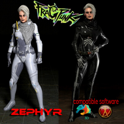 Zephyr Fragpunk Victoria 3 of DAZ3D UPDATE 25-11-2025