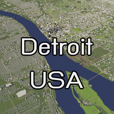 Detroit USA - City and Urban