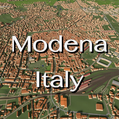 Modena Italy - City and Urban 3D Model by Jinda