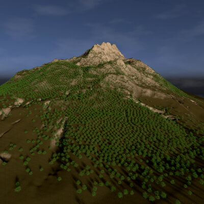 Mountain Scene 26L03