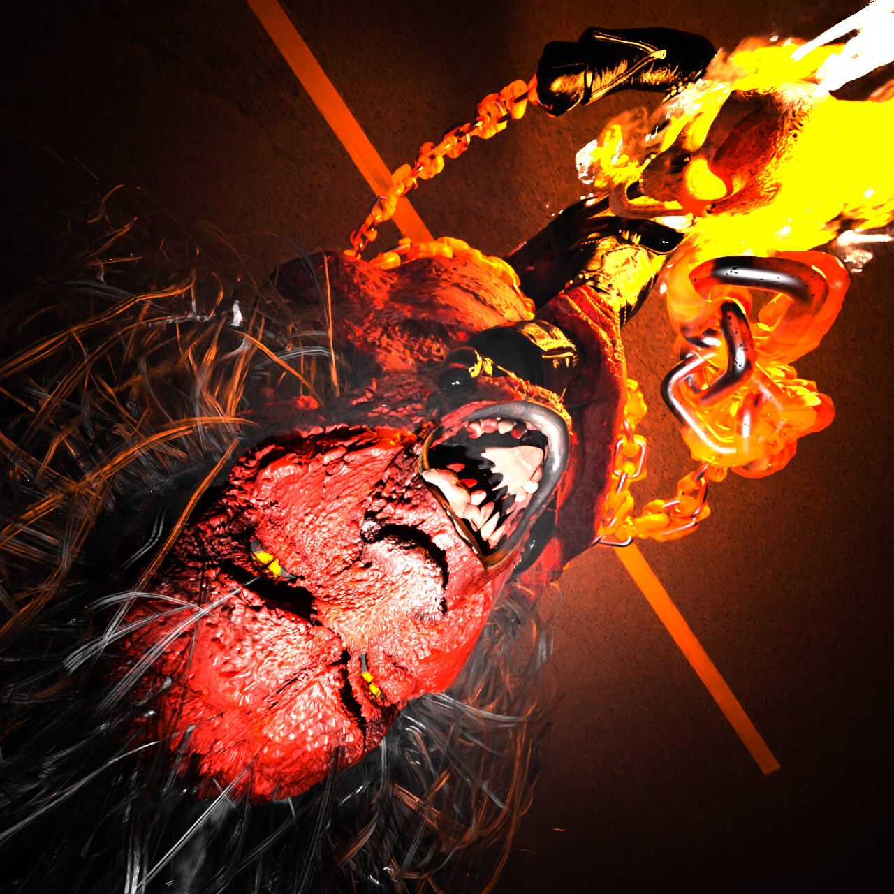 See You in Hell 3D Render, Digital Art by JingizuIneluki