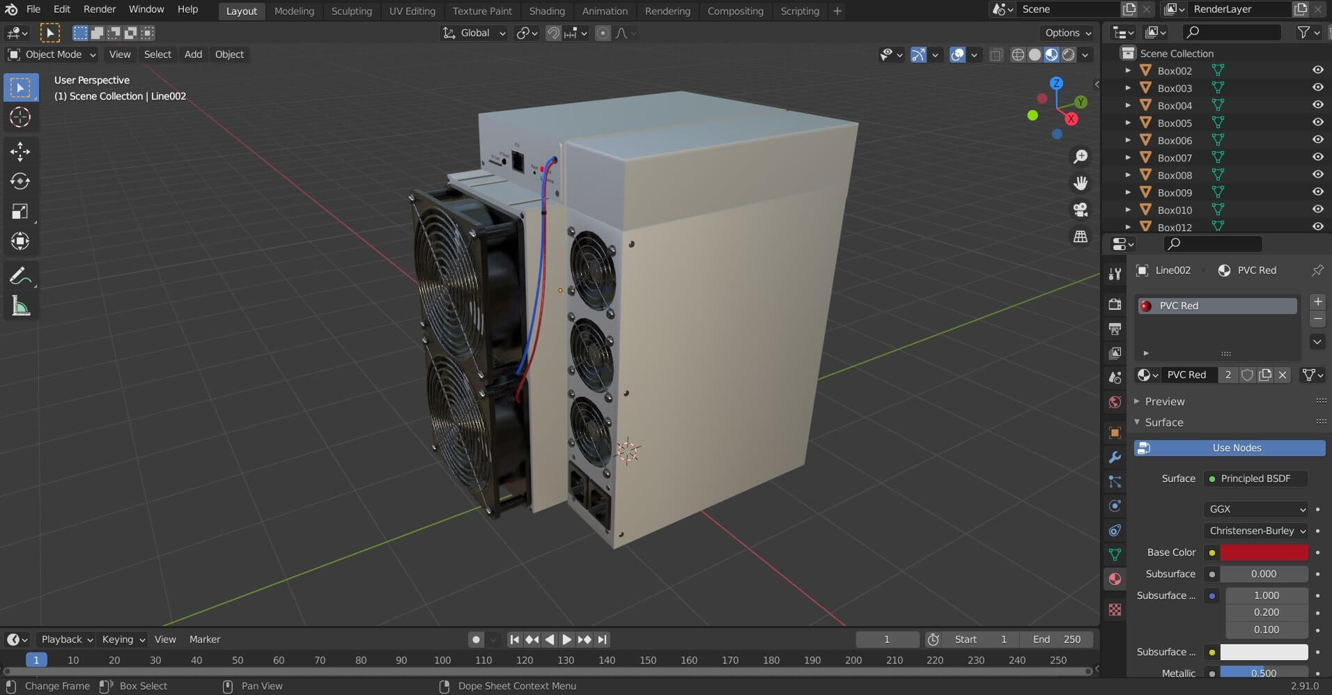 Antminer S19 Pro Cryptocurrency Mining Hardware 3D Model by jk3dstudio