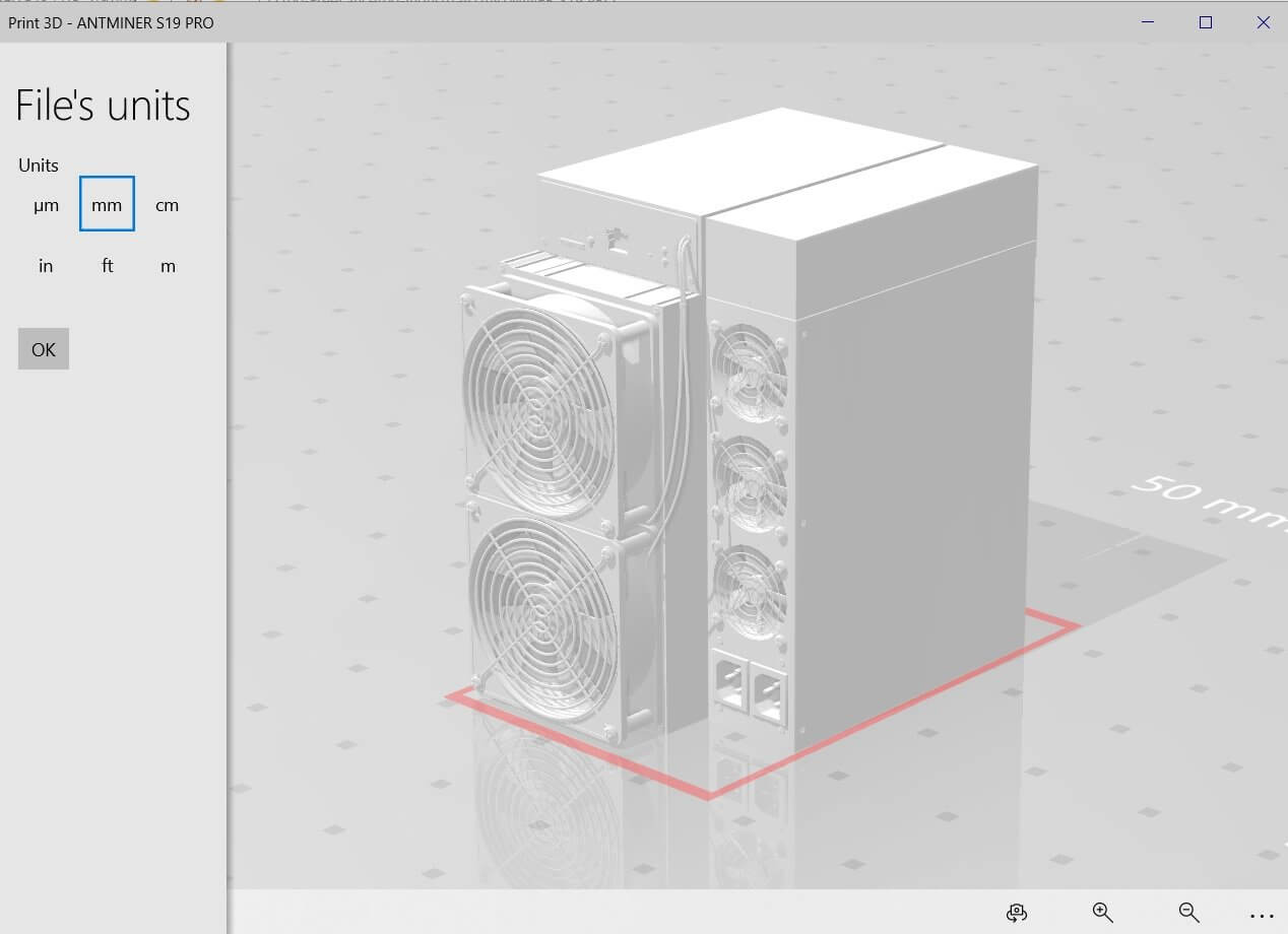 Antminer S19 Pro Cryptocurrency Mining Hardware 3D Model by jk3dstudio