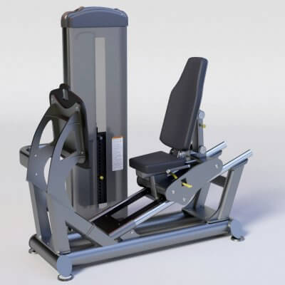 FUSE XL Leg Press - Professional 3D Gym Model by jk3dstudio