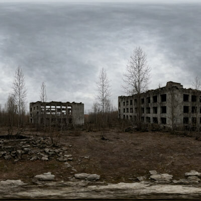 50 HDRI Soviet Post Apocalyptic Skyboxes
