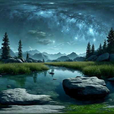 57 HDRI Night Time Panorama Skyboxes