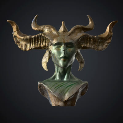 Demon Statue 1