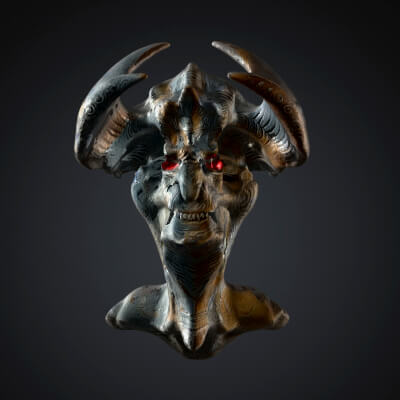 Demon Statue 10