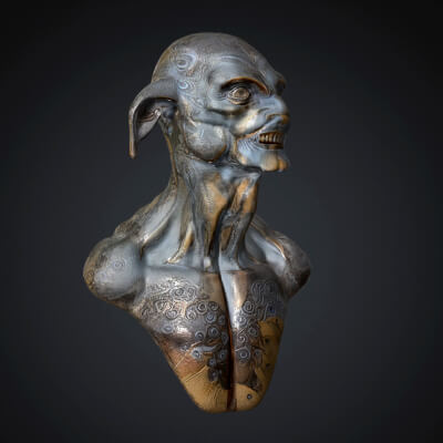 Demon Statue 12
