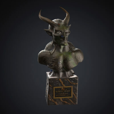Demon Statue 14