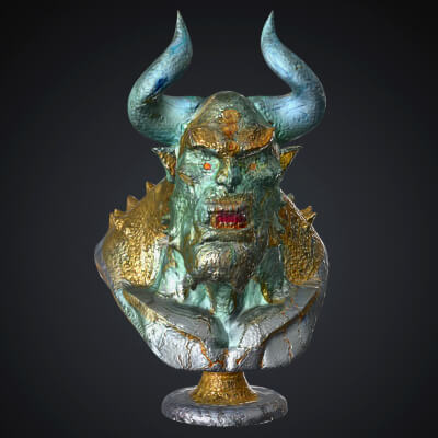 Demon Statue 3