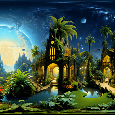 HDRI Alien Fantasy Location Panoramas by Johny1981