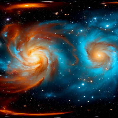 HDRI Space Nebula Panoramas