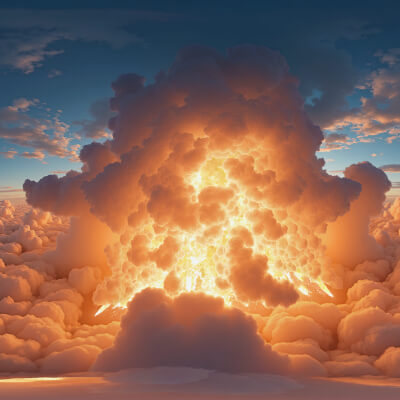 HDRI V2 Burning Skies Skyboxes