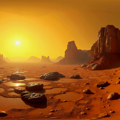 HDRI Venus Panoramic Skybox 3