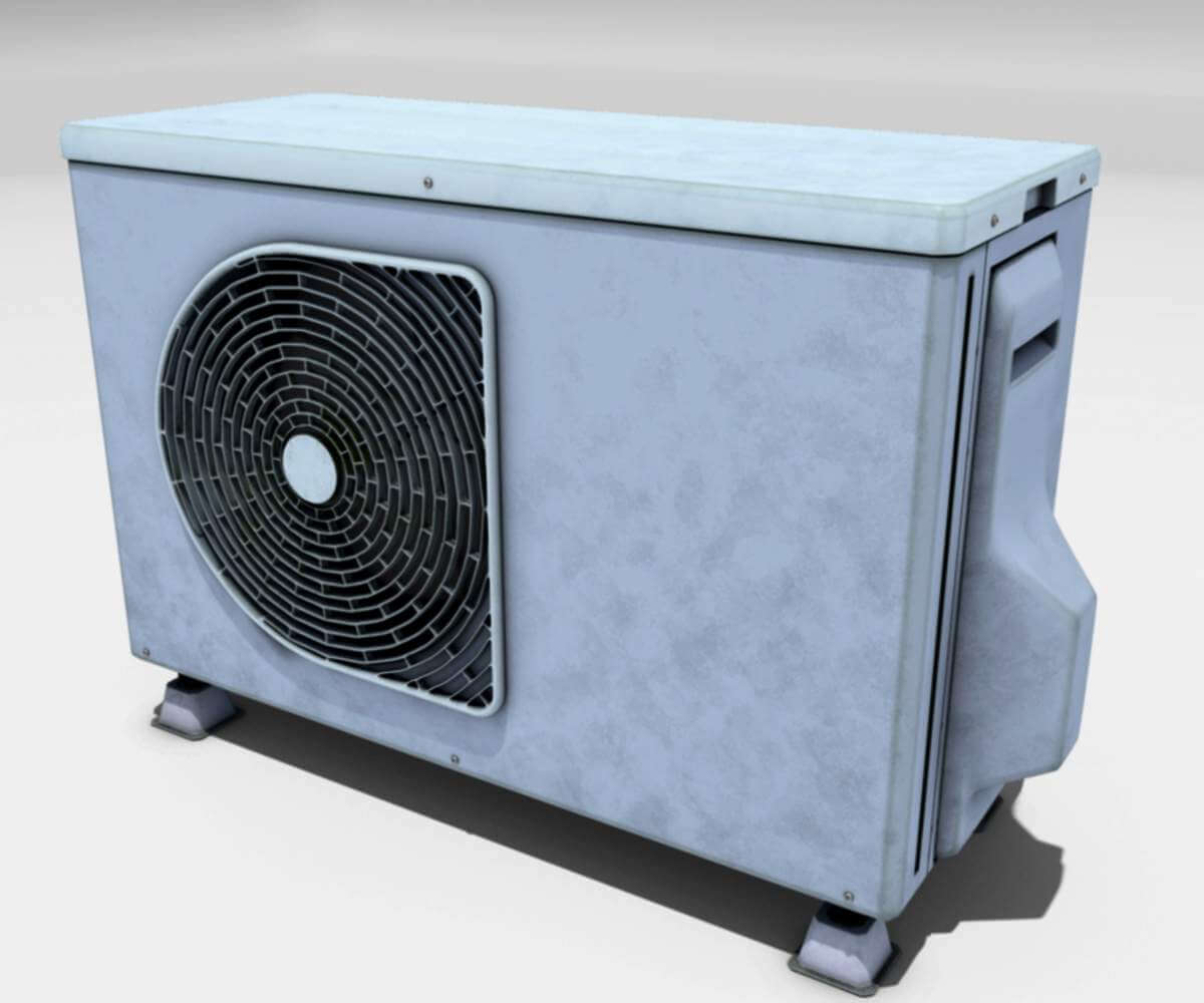Air Conditioner 3D Model by JonRichardt