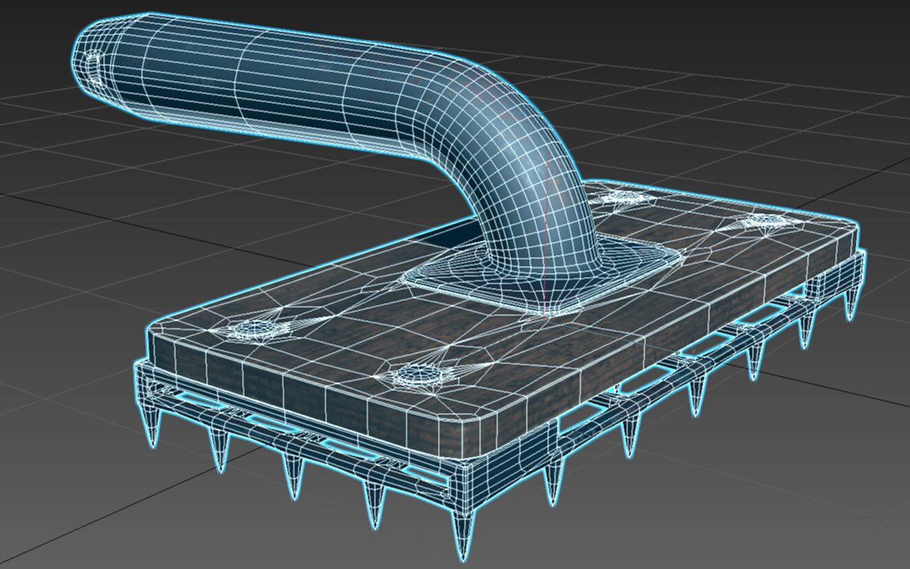 3d Rake Rake Tool - 3D Model by JonRichardt