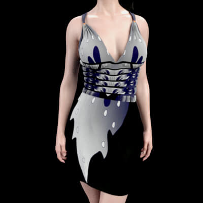 Casual Dress for Genesis 8 Female