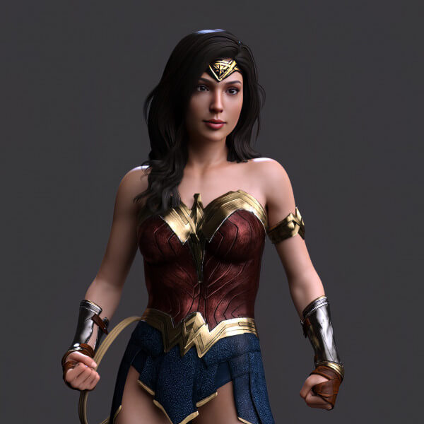 Wonder Renders Wonder Woman Render