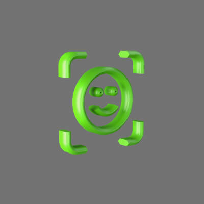 Face ID 3D Model by js3dcreative